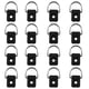 thumbnail image 3 of Anillos En D MagiDeal Para Kayak, Equipamiento Para Barco, Canoa, Accesorios Para Kayak, 12 Uds., 3 of 3