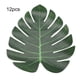 thumbnail image 1 of 12 hojas artificiales grandes de palmera verde para decoración del hogar, fiestas y bodas (21,5 cm), 1 of 8