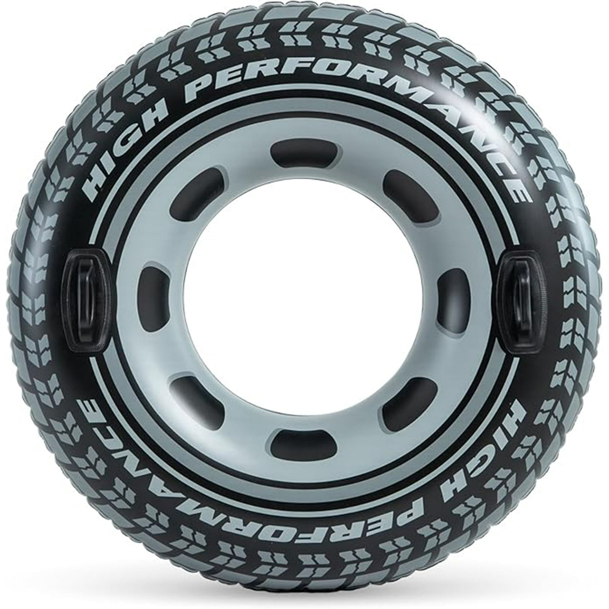 Veat00l - Anillo De Natación Hinchable Con Diseño De Neumático De Coche, 45» De Diámetro, Apto Para Niños A Partir De 9 Años