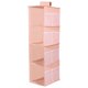 thumbnail image 1 of Organizador De Armario Colgante Estantes De Almacenamiento De 4 Estantes Para Suéteres Zapatos Estante De Juguete Rosa, 1 of 5