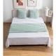 thumbnail image 4 of Set Piecera de Cama 2 Plazas Felpa Acanalada 70x210 cm - Verde Agua Línea Horizonte, 4 of 5