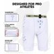thumbnail image 3 of Faja de Fútbol Penveer 5 Almohadillas para Hombre, Blanca, con Bolsillo para Copa, 3 of 6