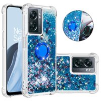 Foxdock - Funda Para Oneplus Nord N300 Con Brillo Líquido, Protección Completa Y Soporte De Anillo Giratorio