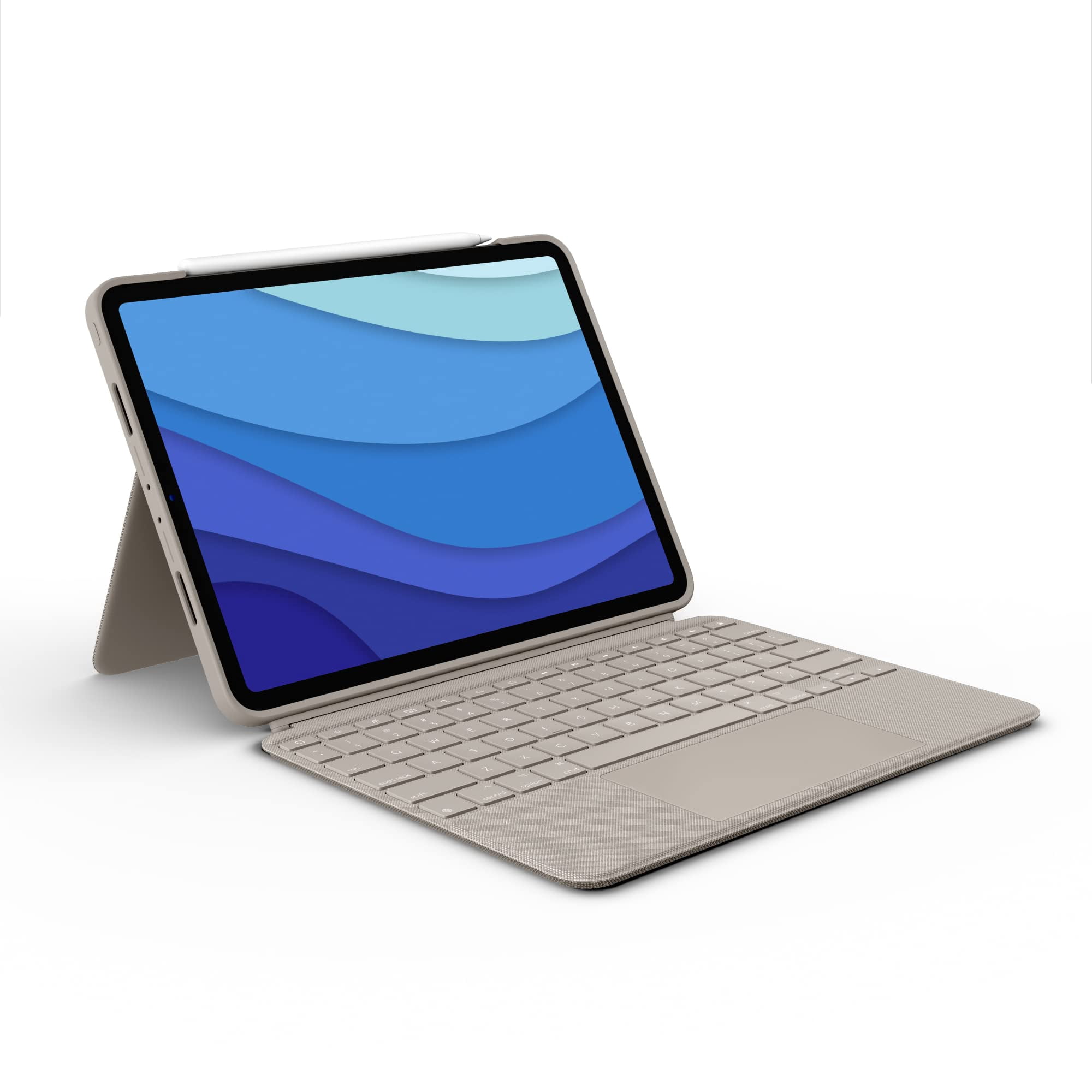 Funda Con Teclado Logitech Combo Touch Para Ipad Pro De 11 Pulgadas, Color Arena
