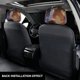 thumbnail image 3 of Halo Funda Protectora Universal para Reposacabezas de Coche, Funda Elástica para Reposacabezas de Asiento de Auto, Funda de Tela Antipolvo, Accesorios de Interior 2 Piezas, 3 of 6