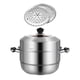 thumbnail image 5 of Utensilios De Cocina Al Vapor Con Mango De Tapa, Olla De Cocción Duradera Para Pasta, Verduras, Salsa, 2 Niveles, 5 of 5