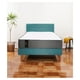 thumbnail image 1 of Cama Europea Zen Best 1.5 Plaza Colchon Resortes Base Dividida + Respaldo Tela Turquesa, 1 of 7