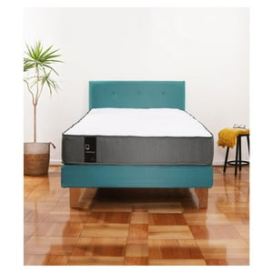 Latam Home - Cama Europea Zen Best 1.5 Plaza Tela Velvet Turquesa + Respaldo