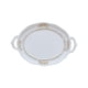 thumbnail image 2 of Bandejas Decorativas Bandejas Cosméticas Redondas De Resina Para Encimeras De Boda De Entrada Estilo Rústico Blanco, 2 of 3