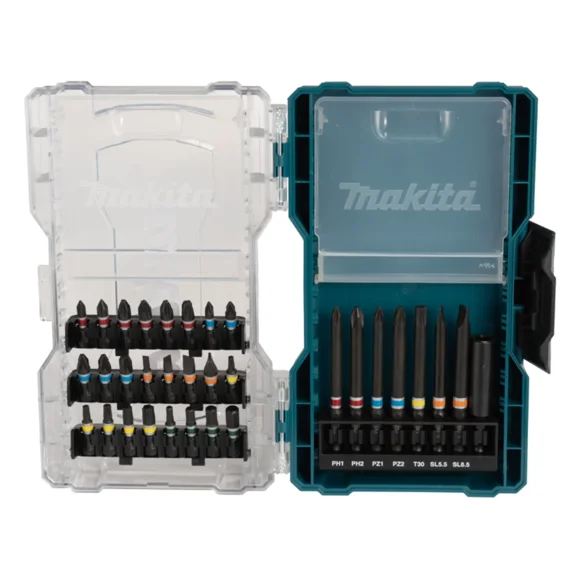 SET MAKITA PUNTAS 75MM - ADAPTADORES 32 PIEZAS