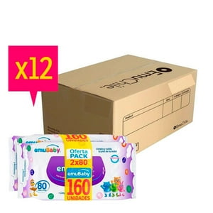 Toalla Húmeda Emubaby Premium Superior - 1.920 Uds.