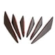 thumbnail image 2 of 6 piezas universal coche negro parachoques delantero aletas divisor labio spoilers conjunto, 2 of 3