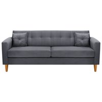 Bodevir - Sofa New Retro 3Cg Felpa 04 Gris