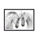 thumbnail image 1 of Cuadro Caballos Enamorados con Marco Negro 50x40 CM, 1 of 1