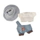 thumbnail image 3 of Ropa Para Muñecas De Peluche De 15 Cm Y 17 Cm, Ropa Para Muñecas De Peluche, Camiseta, Mono, Sombrero, 3 of 3