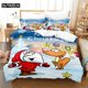 thumbnail image 1 of Father Christmas Bedding Set Duvet Cover Set Bedding Digital Printing Bed Linen Bedding Set Fashion Design, 1 of 5
