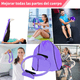 thumbnail image 5 of "Set 13 Yoga Pilates Belug Elasticas Ring Resistencia Power Bands Lila ", 5 of 5