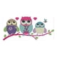 thumbnail image 1 of Kit De Punto De Cruz De Dibujos Animados Preimpreso Three Owls Needlecrafts 37x19cm 14CT, 1 of 5
