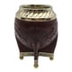 thumbnail image 1 of Mate Torpedo Borravino de Calabaza con Virola Cincelada cafe Hoja, 1 of 6