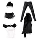thumbnail image 3 of Figura De Mujer A Escala 1:6, Ropa De Moda Para Figuras De Acción Femeninas De 12 Pulgadas, Cuerpo Negro, 3 of 5