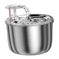 Ioensy - Dispensador De Agua Para Mascotas, Adaptador De Ee. Uu. Con Boya De Nivel De Agua Para Perros Pequeños, Conejos