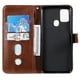 thumbnail image 3 of Funda con Cremallera para Samsung Galaxy A21S, Carcasa Cartera de Cuero PU con Soporte y Tarjetero, 3 of 6