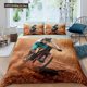 thumbnail image 1 of x2579 Bed SheetsBicycle Duvet Cover Set Motocross Racer Bedding Set Size Mountain Bike Comforter Cover Extreme Speed Sports Bedspread Cover 3-Piece Bedding Set (1 Duvet Cover + 2 Pillow Shams) nj2579, 1 of 5