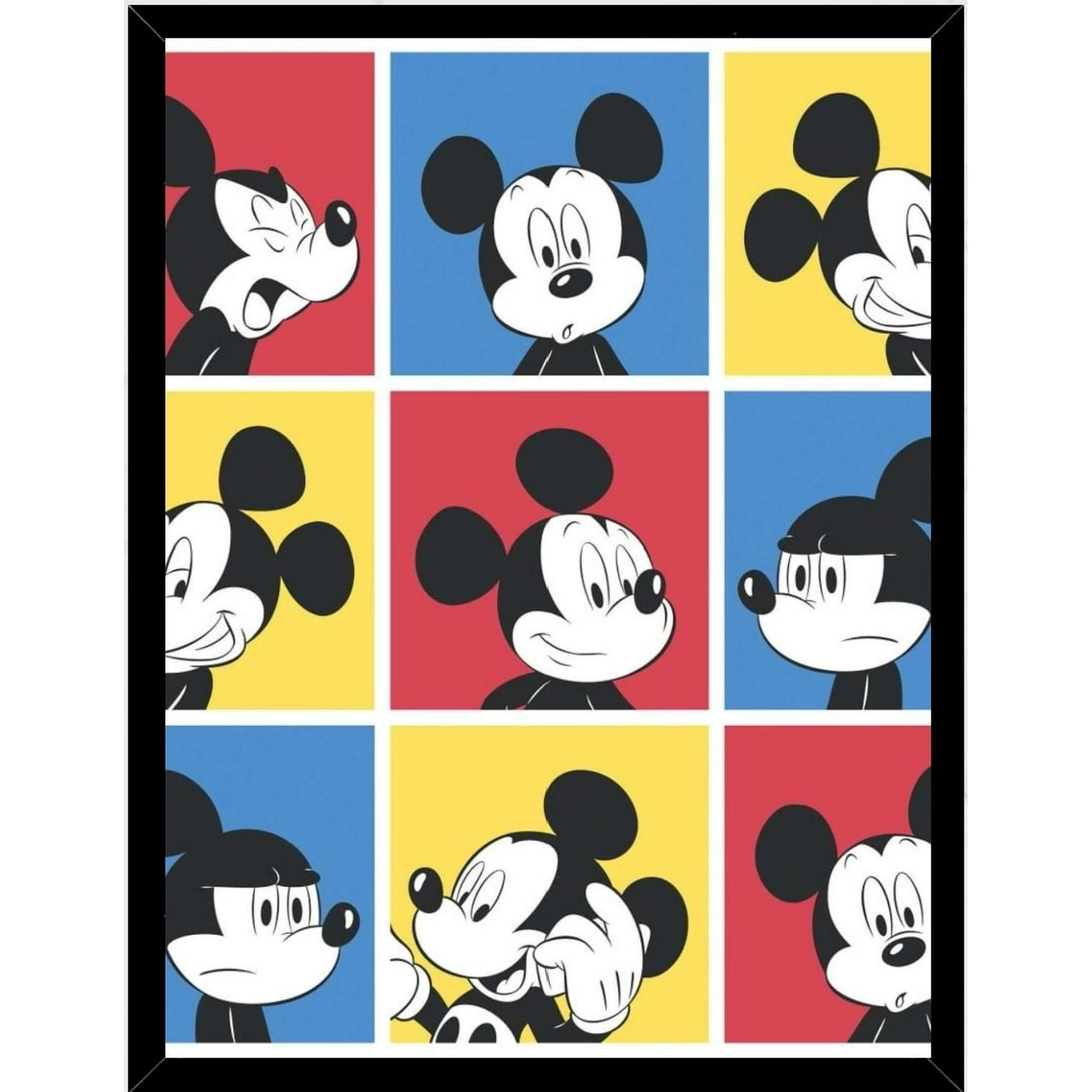 Genérico - Cuadro Decorativo Figuras Mickey Mouse 30x40 Cm