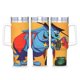 thumbnail image 1 of Alguacil Dawg Vaso aislado de acero inoxidable con asa, diseño temático, regalo para familia, amigos y fans; incluye pajita y encaja en el portavasos estándar, 40 oz, 1 of 6
