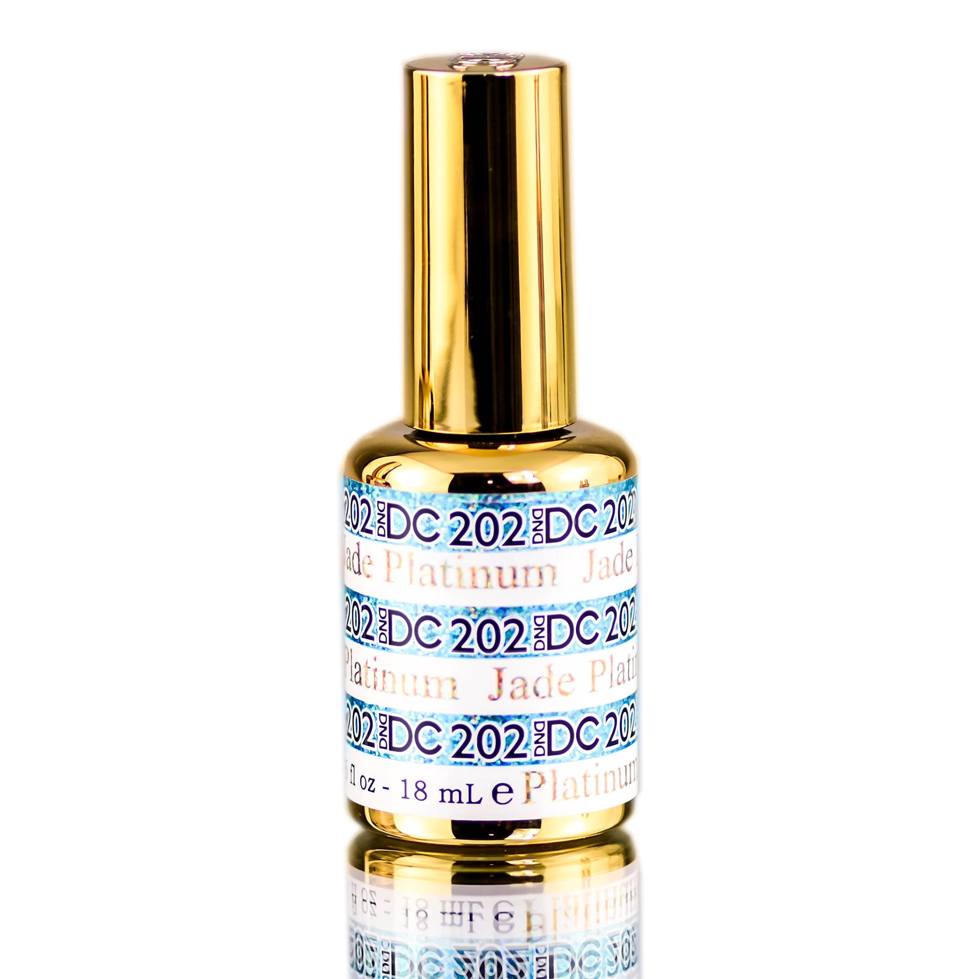 Esmalte En Gel Daisy Dnd Dc Platinum Jade Platinum 202 Con Glitter