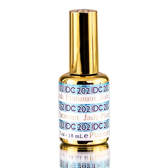 Esmalte en gel DAISY DND DC PLATINUM Jade Platinum 202 con glitter