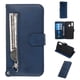 thumbnail image 1 of Funda con Cremallera para Samsung Galaxy A20E, Carcasa Cartera de Cuero PU con Soporte y Tarjetero, 1 of 4