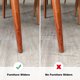 thumbnail image 4 of Uxcell 40-Pack Deslizadores de Muebles, Protectores de Piernas de Silla de 1" con Clavo para Suelos de Madera/Mesa/Silla/Suelos de Madera [Blanco], 4 of 7