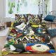 thumbnail image 2 of Persona 4 Golden Conjunto de sábanas temático, trío de piezas, cómodo y amigable con la piel, diseño único, regalo de decoración para el hogar para familiares, amigos y fans,140cm *210cm, 2 of 6