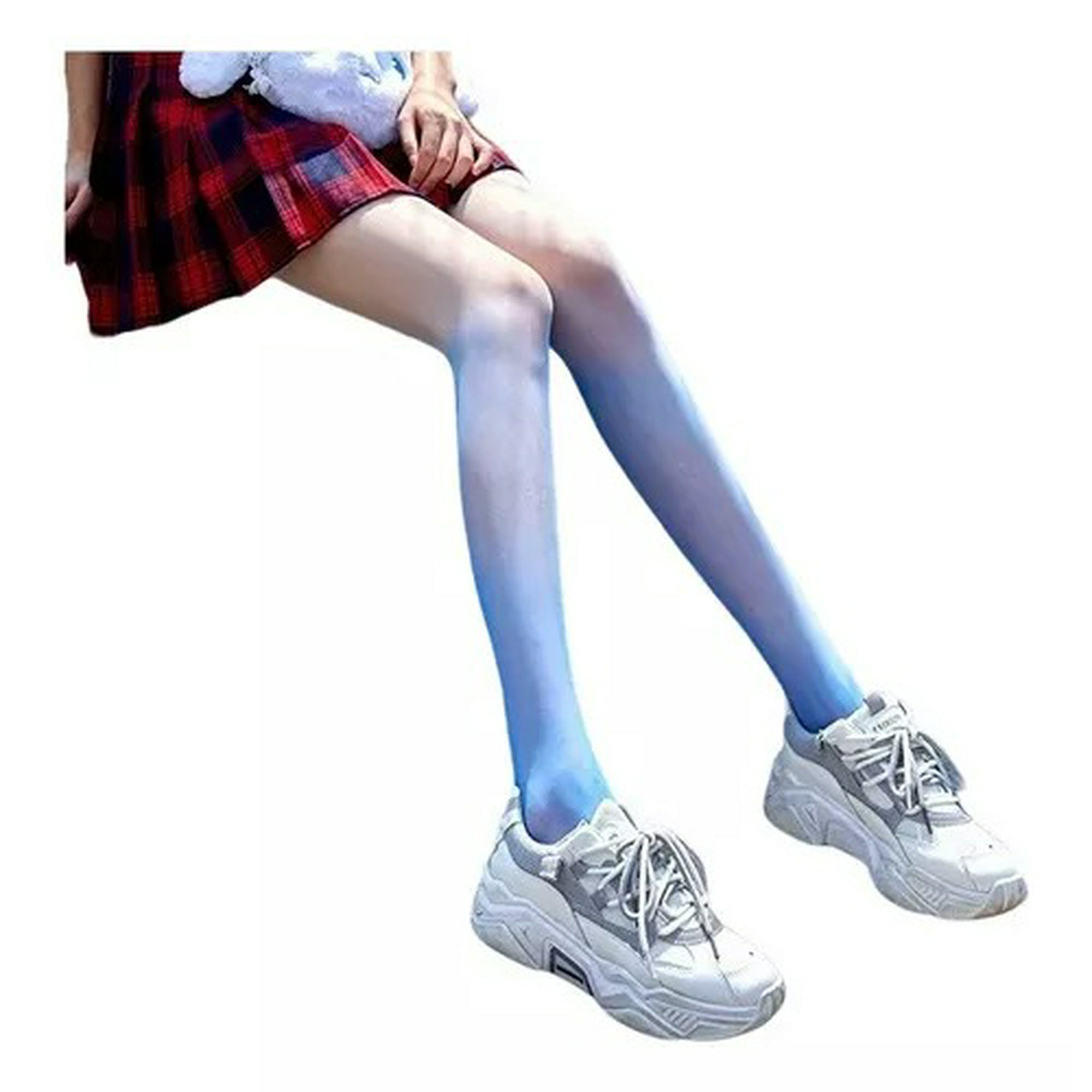 Me Señorita - Panty Semi Transparentes Con Degradado Para Mujer - Kawai - Celeste