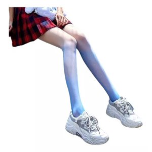 Me Señorita - Panty Semi Transparentes Con Degradado Para Mujer - Kawai - Celeste