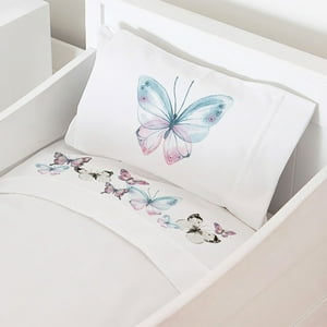 Tuyo Print - Juego De Sábanas Moisés - Colecho Mariposas