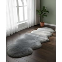 Mylhogar - Alfombra De Pelo De Oveja Sintetico Ultra Suave