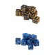 thumbnail image 1 of 20x D6 D6 Dados Cuadrados De Seis Lados Con Puntos Para Mazmorras Y Dragones Juguetes Gris Y Azul, 1 of 6