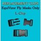 thumbnail image 2 of Clip de Seguridad Desprendible L para Máscara Antimoscas EquiVizor UV, 2 of 3