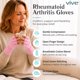 thumbnail image 2 of Guantes Vive para Artritis con Compresión y Dedo Abierto, 2 of 8