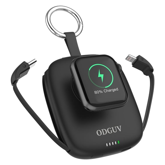 Cargador portátil ODGUV 5000 mAh para Apple Watch/iPhone/Android
