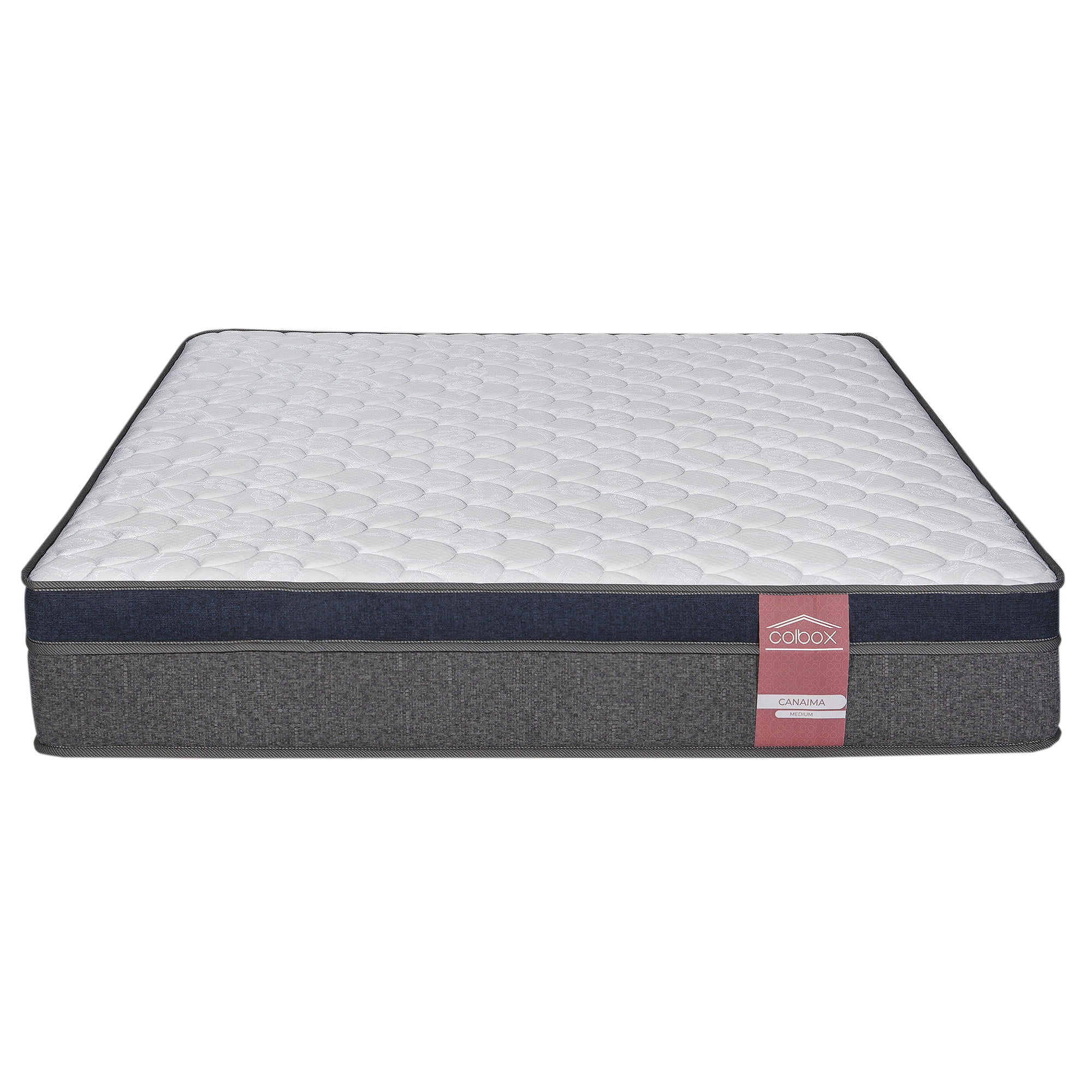 Colbox - Colchón Canaima 2 Plazas Gris 150x190x26 Cm