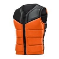 Ioensy - Chalecos Salvavidas Deportes Acuáticos Kayak Supervivencia Flotación Chaleco Salvavidas Naranja 2Xl