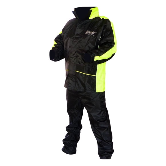 Traje De Lluvia Para Moto Axio 2 Piezas 4 Colores Con Reflectante Alta Calidad