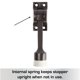 thumbnail image 4 of Tope de puerta BRINKS Commercial de 4 pulgadas, negro mate, 4 of 8