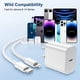 thumbnail image 2 of Cargador Para Iphone 20w Pd Usb C De Pared Paquete De 4 Con Cable, 2 of 7