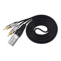 Bothyi - Cable De Audio Xlr A 2 Rca Práctico Cable Divisor En Y Para Micrófono Mezclador