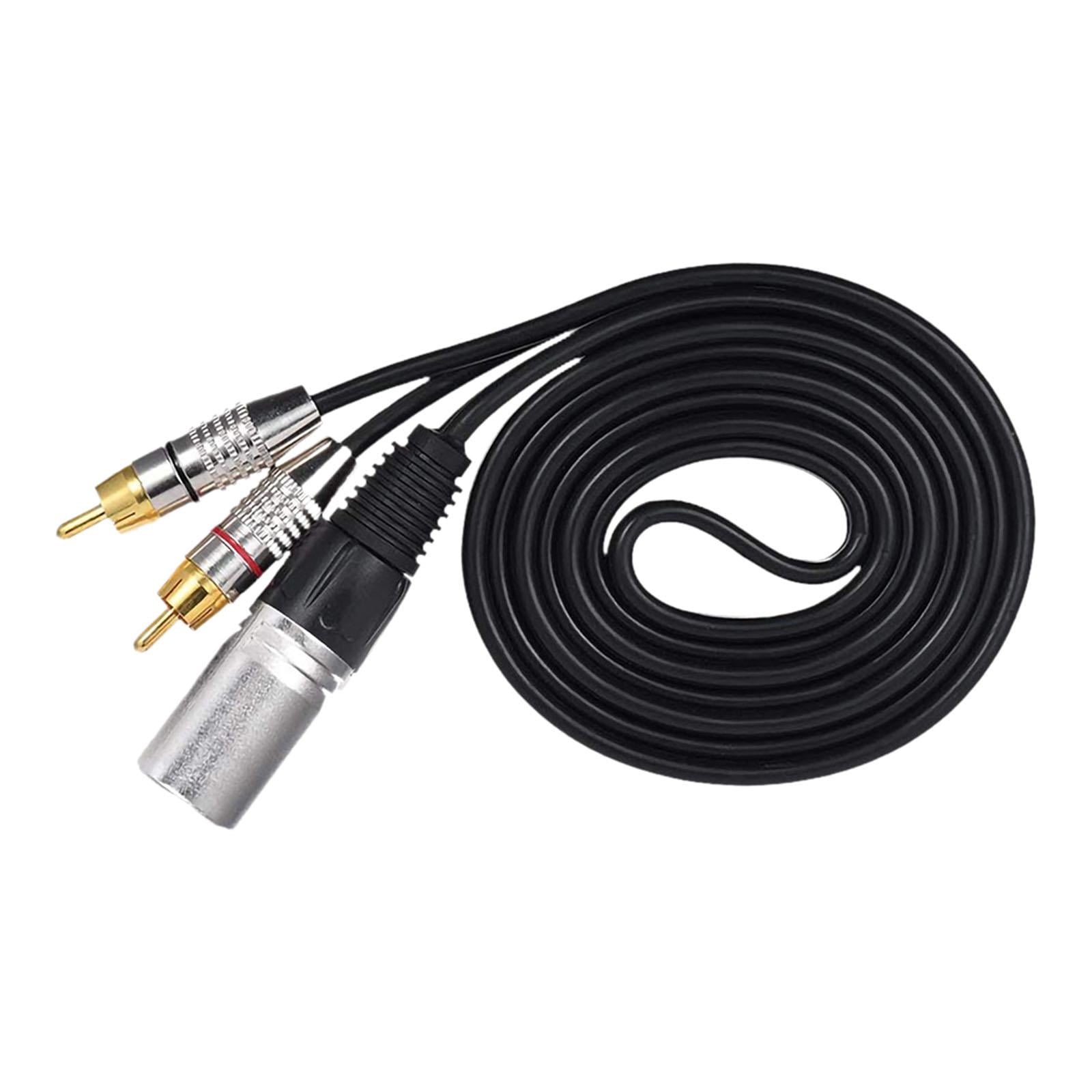Bothyi - Cable De Audio Xlr A 2 Rca Práctico Cable Divisor En Y Para Micrófono Mezclador