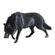 thumbnail image 1 of Mini Estatuilla De Lobo Artesanal, Juguetes De Animales En Miniatura Para Niños, Niñas, Niños, Negro, 1 of 3